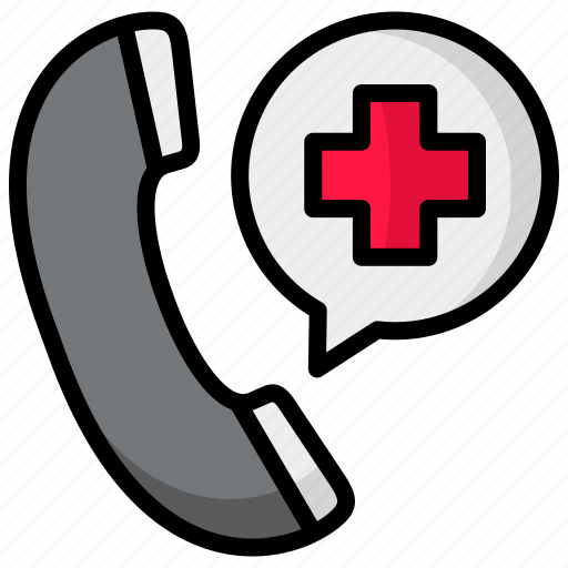 Hospital, call, telephone, health, emergency icon - Download on Iconfinder