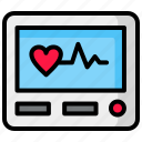 hospital, electrocardiography, heart, rate, measure