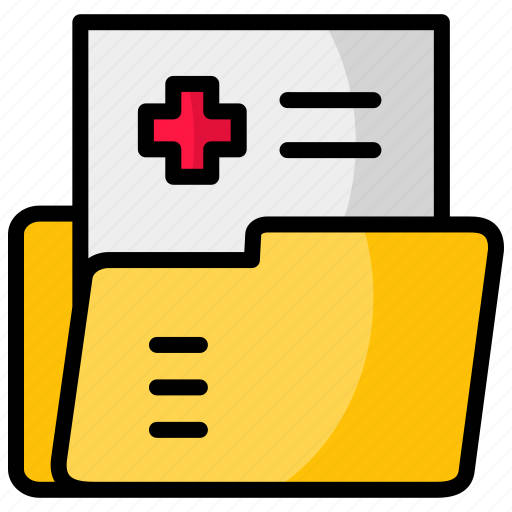 Hospital, folder, document, medical, record icon - Download on Iconfinder