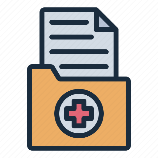 Document, medical, record, hospital, healthcare, health icon - Download on Iconfinder