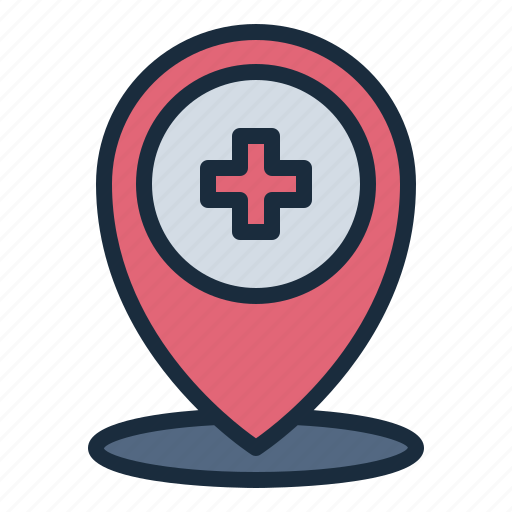 Location, clinic, hospital, healthcare, medical, health icon - Download on Iconfinder