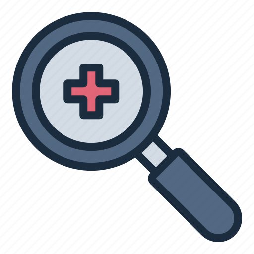 Search, hospital, healthcare, medical, health icon - Download on Iconfinder