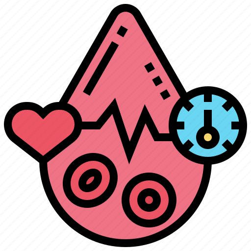 Blood, cardiovascular, healthcare, heartbeat, pressure icon - Download on Iconfinder