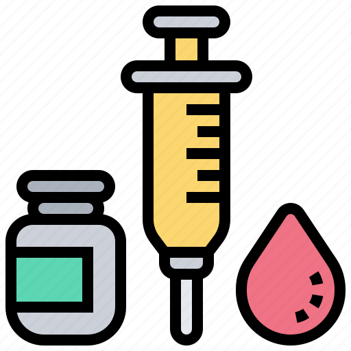 Medical, needle, syringe, vaccine, vial icon - Download on Iconfinder