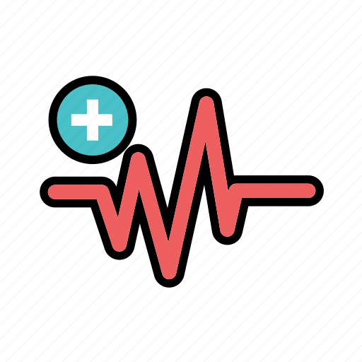Heart rate, heartbeat, hospital, medical, pressure wave, pulse, rhythm icon - Download on Iconfinder