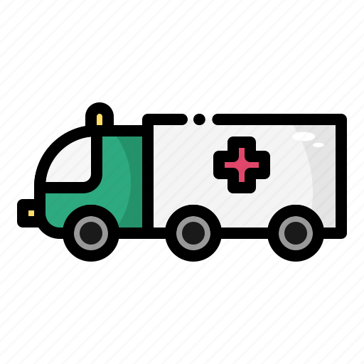 Ambulance, automobile, emergency, hospital, medical, transportation, vehicle icon - Download on Iconfinder