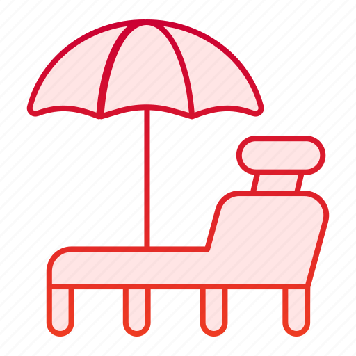 Beach, chair, deck, rest, sunbath, tropical, leisure icon - Download on Iconfinder
