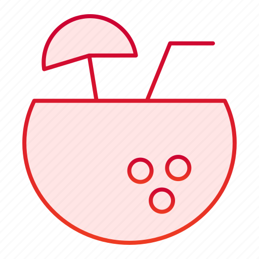 Coconut, drink, cocktail, bar, fresh, fruit, holiday icon - Download on Iconfinder