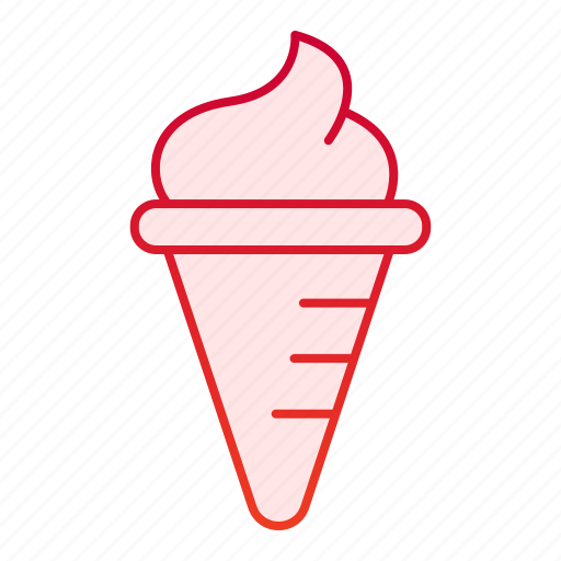 Cream, ice, cone, sweet, dessert, flavor, snack icon - Download on Iconfinder