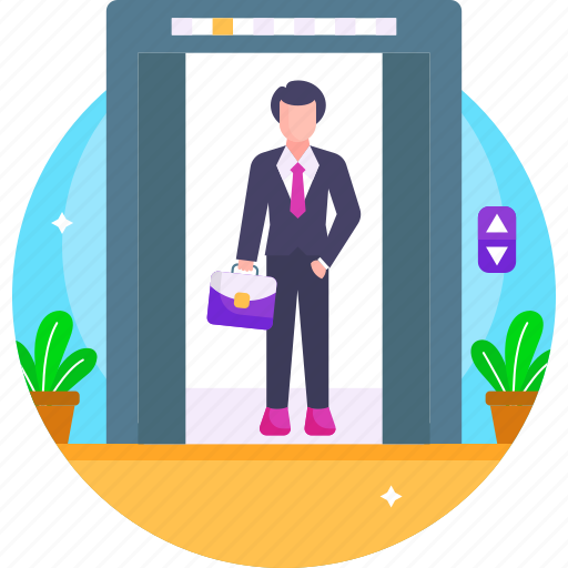 Room service, waiter, hotel, tray, man icon - Download on Iconfinder