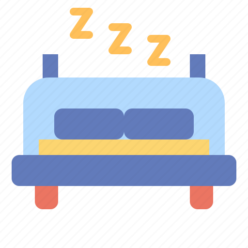 Bed, bedroom, furniture, rest, room, sleep icon - Download on Iconfinder
