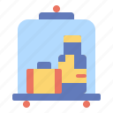baggage, cart, hotel, luggage, travel, trolley