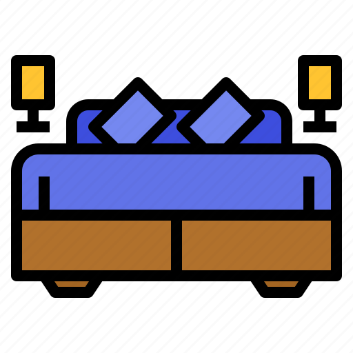 Bed, hotel, king, room, size icon - Download on Iconfinder
