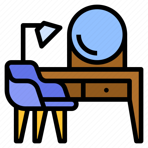 Desk, dressing, lamp, table icon - Download on Iconfinder