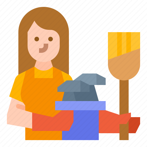 Avatar, clean, hotel, maid, woman icon - Download on Iconfinder