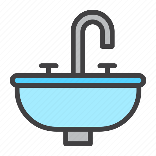 Bathroom, sink, unit, tap icon - Download on Iconfinder