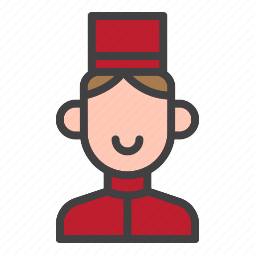 Bell, boy, person, uniform icon - Download on Iconfinder