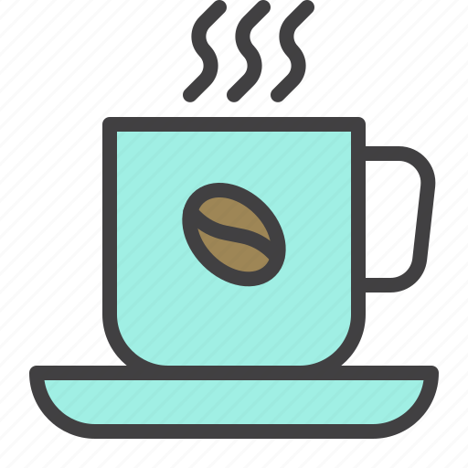 Cup, hot, coffee, bean icon - Download on Iconfinder
