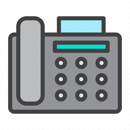 Fax, machine, office, telephone icon - Download on Iconfinder