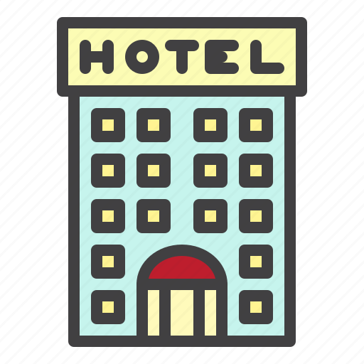 Hotel, building, front, travel icon - Download on Iconfinder