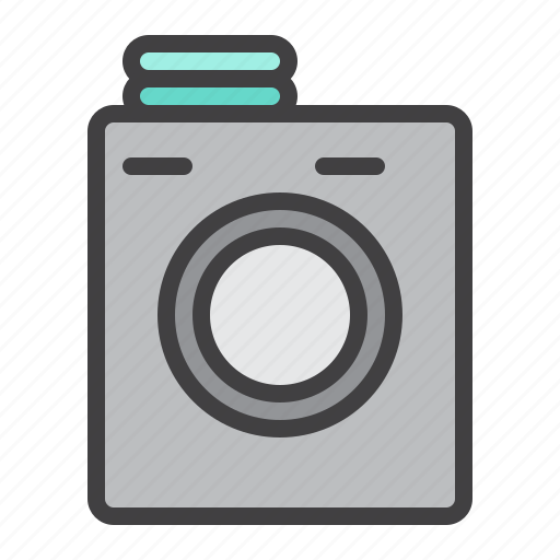 Laundry, machine, laundromat, washer icon - Download on Iconfinder