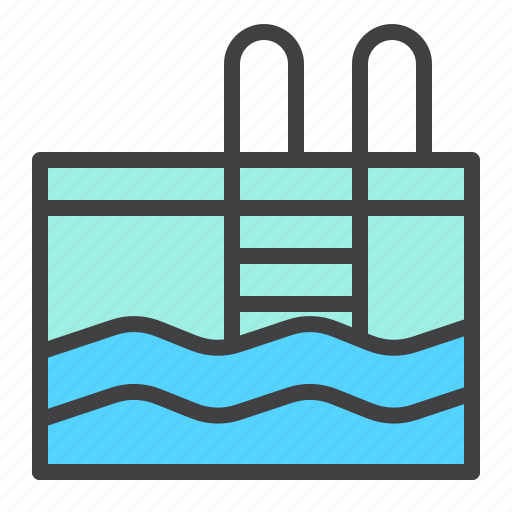 Swimming, pool, sport, ladder icon - Download on Iconfinder