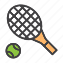 tennis, racket, ball, sport