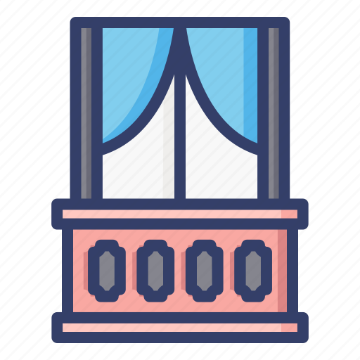 Balcony, balcon, window, browser icon - Download on Iconfinder