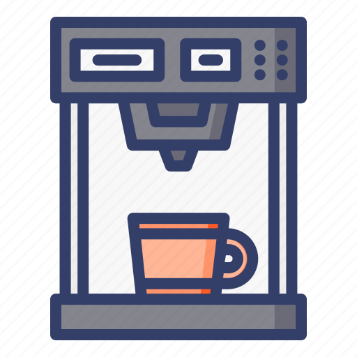 Coffee, drink, glass, cup, machine, beverage icon - Download on Iconfinder