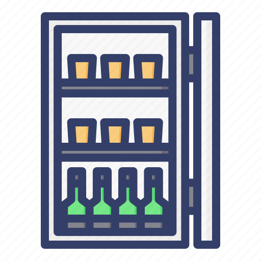Minibar, refrigerator, fridge, freezer icon - Download on Iconfinder