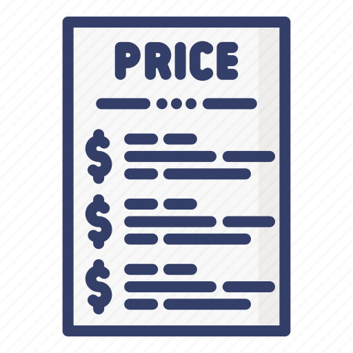 Price, list, checklist, sale, tag icon - Download on Iconfinder