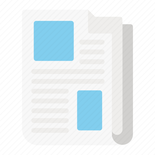Newspaper, article, newsletter, paper icon - Download on Iconfinder