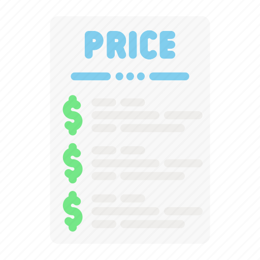 Price, list, menu, sale, checklist icon - Download on Iconfinder