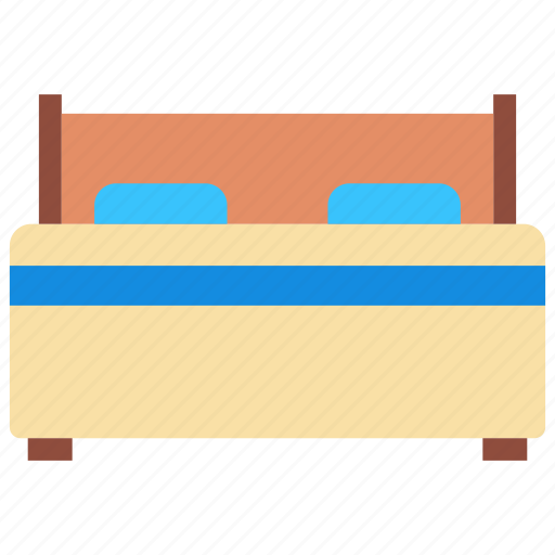 Bed, bedroom, furniture, household icon - Download on Iconfinder
