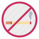 no, smoking, forbidden, cigarette