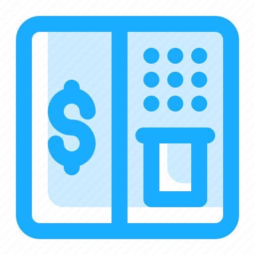Hotel, cash, money, card, bank, payment, atm machine icon - Download on Iconfinder