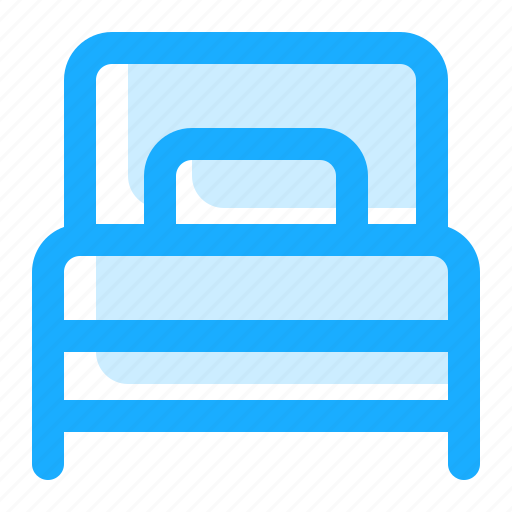 Hotel, single, bed, sleeping, furniture, bedroom, interior icon - Download on Iconfinder