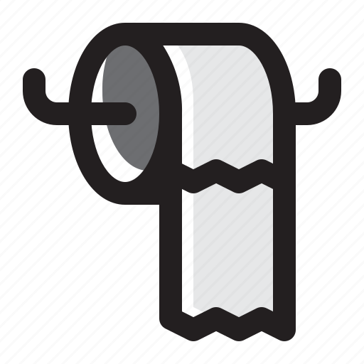 Hotel, toilet, paper, tissue, roll, bathroom icon - Download on Iconfinder