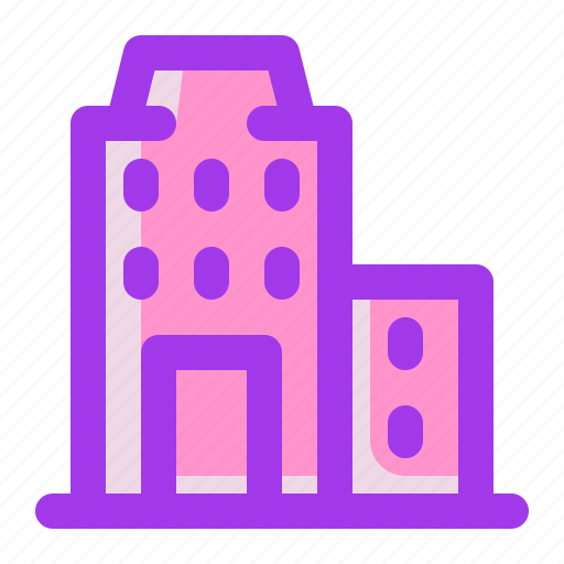 Hotel, building, real, estate, architecture, apartment, restaurant icon - Download on Iconfinder