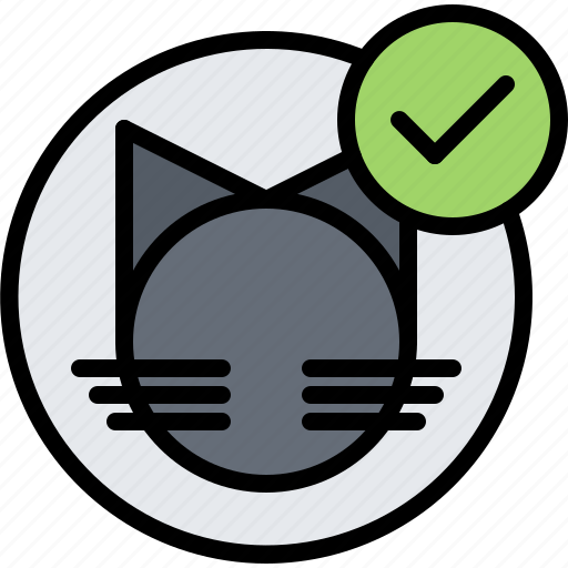 Cat, pet, check, hotel, travel icon - Download on Iconfinder