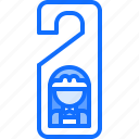 badge, room, cleaning, hotel, travel