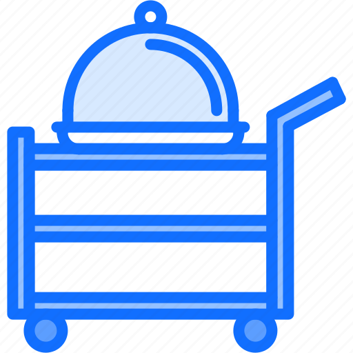 Cart, food, dish, hotel, travel icon - Download on Iconfinder