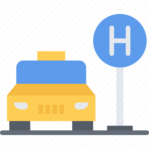 Taxi, transport, sign, car, hotel, travel icon - Download on Iconfinder