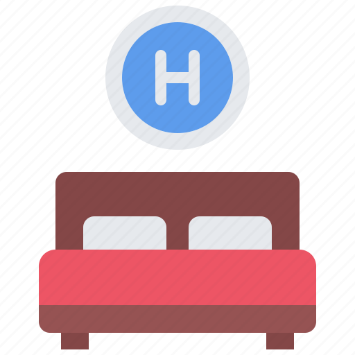 Double, bed, hotel, travel icon - Download on Iconfinder