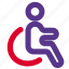 disability, pictogram, hotel 