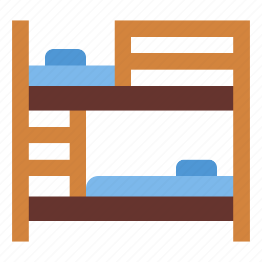 Bunk, bed, double, beds, sleep, furniture icon - Download on Iconfinder