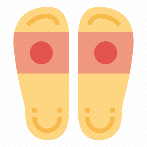 Slippers, flip, flops, sandals, footwear, fashion icon - Download on Iconfinder