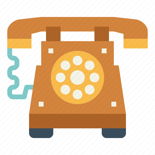 Telephone, phone, set, communications, vintage icon - Download on Iconfinder