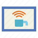 wifi, signs, signaling, internet, coffee