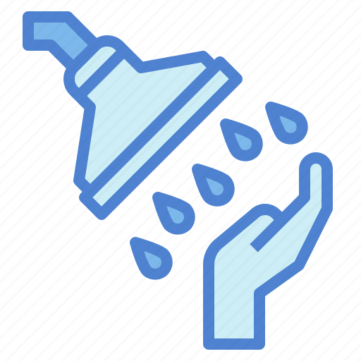 Shower, hand, cleaning, bathroom, head icon - Download on Iconfinder